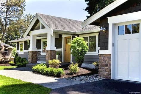 ranch house with metal siding|exterior ranch home remodeling ideas.